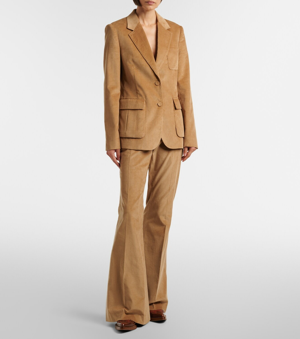 Gabriela Hearst Ianthe cotton corduroy wide-leg pants