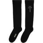 Rick Owens DRKSHDW Black Tower Pentagram Socks