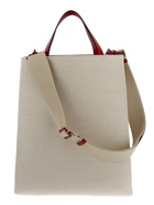 Valentino Garavani V Logo Signature Canvas Shopping Bag