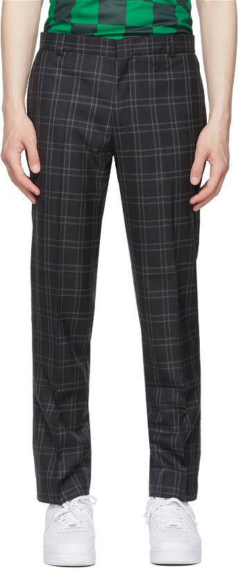 Photo: Liberal Youth Ministry Grey Plaid Grunge Trousers