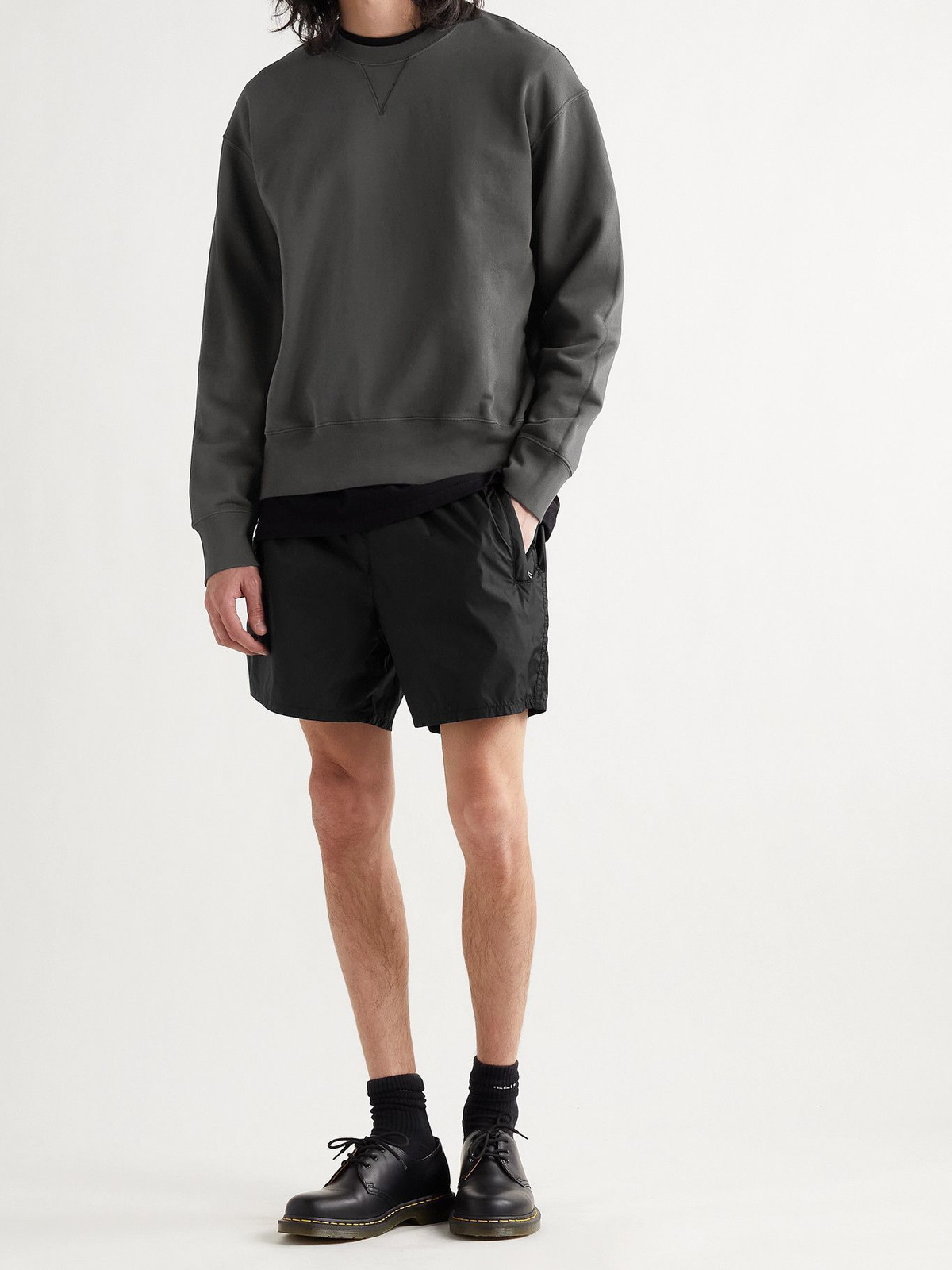 OUR LEGACY - Drape Shell Shorts - Black Our Legacy