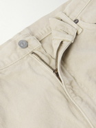 Kaptain Sunshine - Straight-Leg Cotton and Linen-Blend Canvas Trousers - Neutrals