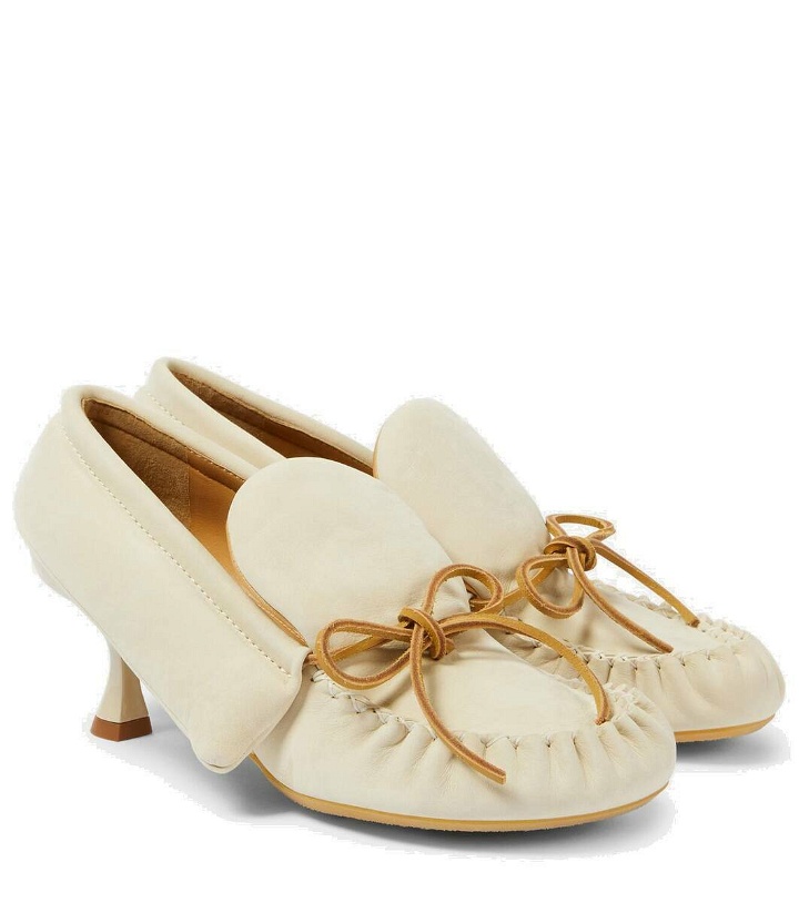 Photo: JW Anderson Suede loafer pumps