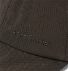 ACNE STUDIOS - Logo-Embroidered Nylon Baseball Cap - Green