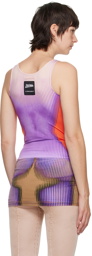 Y/Project Purple Jean-Paul Gaultier Edition Printed Tank Top