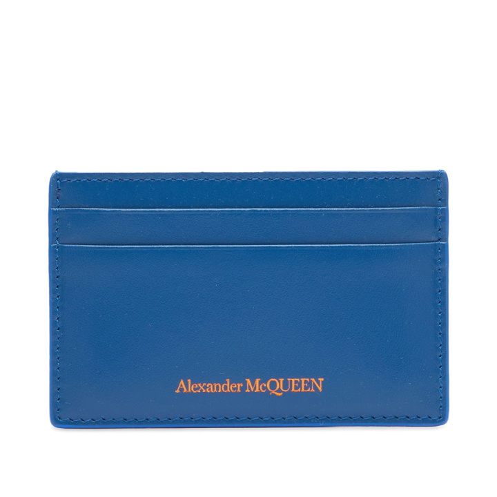Photo: Alexander McQueen Men's Card Holder in Celestial Blue