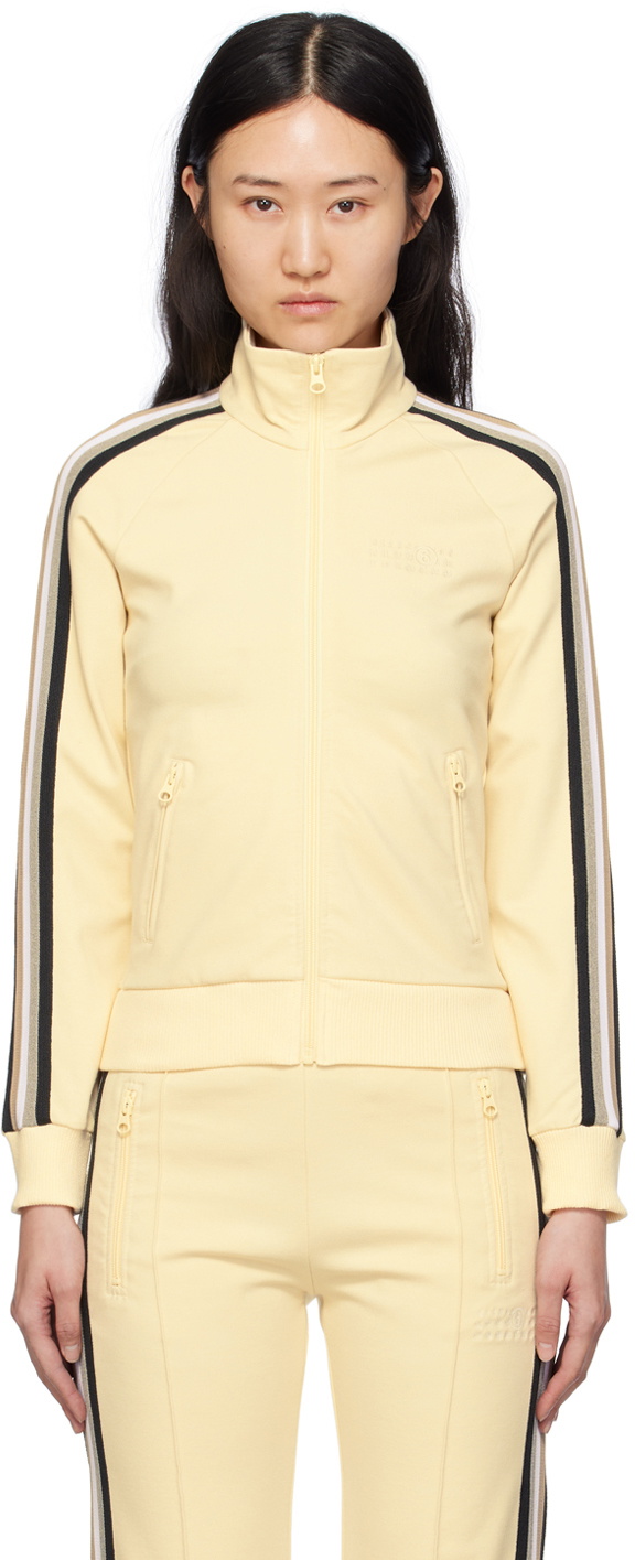 在庫処分セール 言い換え yellow-striped-jacket.jpg トップス