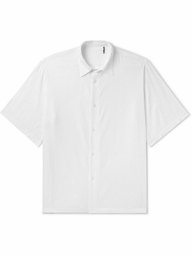 Photo: Kaptain Sunshine - Cotton and Silk-Blend Shirt - White