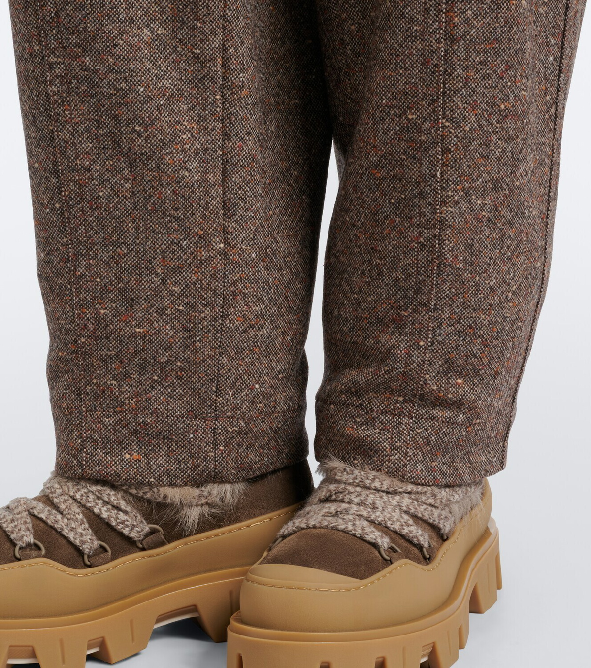 Moncler Grenoble Wool wide-leg pants