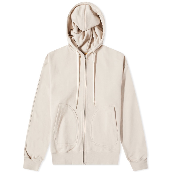 Photo: FrizmWORKS Men's OG Heavyweight Zip Hoody in Taupe