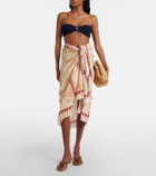 Johanna Ortiz Prismatic Flow cotton beach cover-up