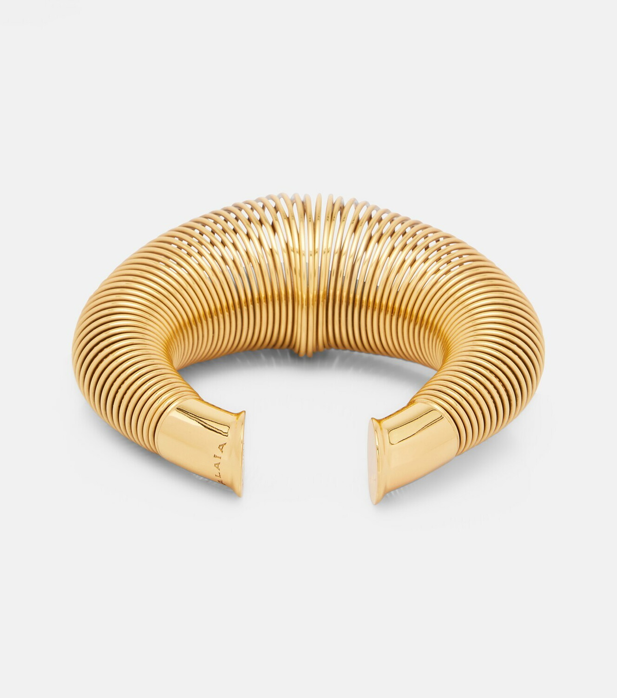 Alaïa Logo cuff bracelet