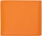 Balenciaga Orange Cash Square Wallet