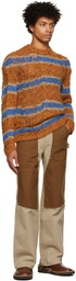 Andersson Bell Orange & Blue Bothnia Stripe Sweater