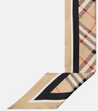 Burberry Burberry Check silk scarf