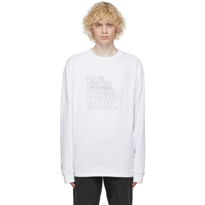 Photo: Ksubi White Kaliber Long Sleeve T-Shirt