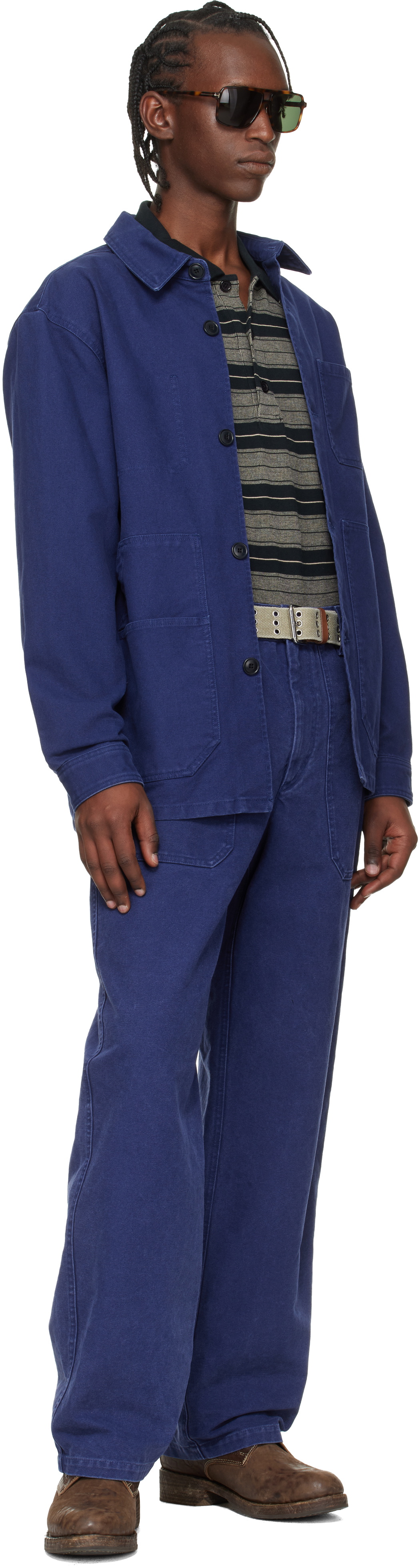 Isabel Marant Blue Albo Trousers