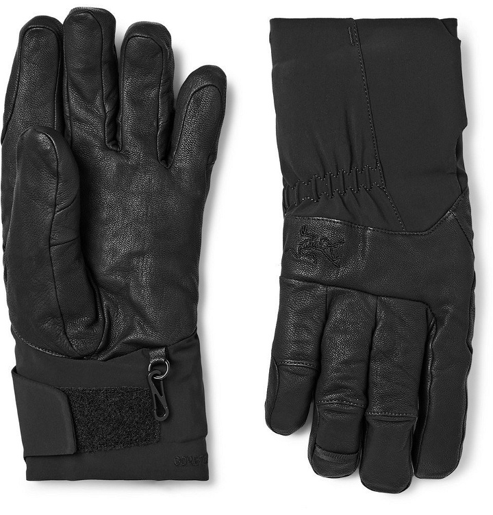Photo: Arc'teryx - Anertia Leather and GORE-TEX Gloves - Men - Black
