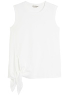 JW Anderson Knotted Cotton Tank top White