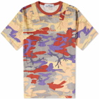 Stone Island Men's Heritage Camo Print T-Shirt in Orange