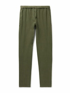 Boglioli - Straight-Leg Linen Trousers - Green