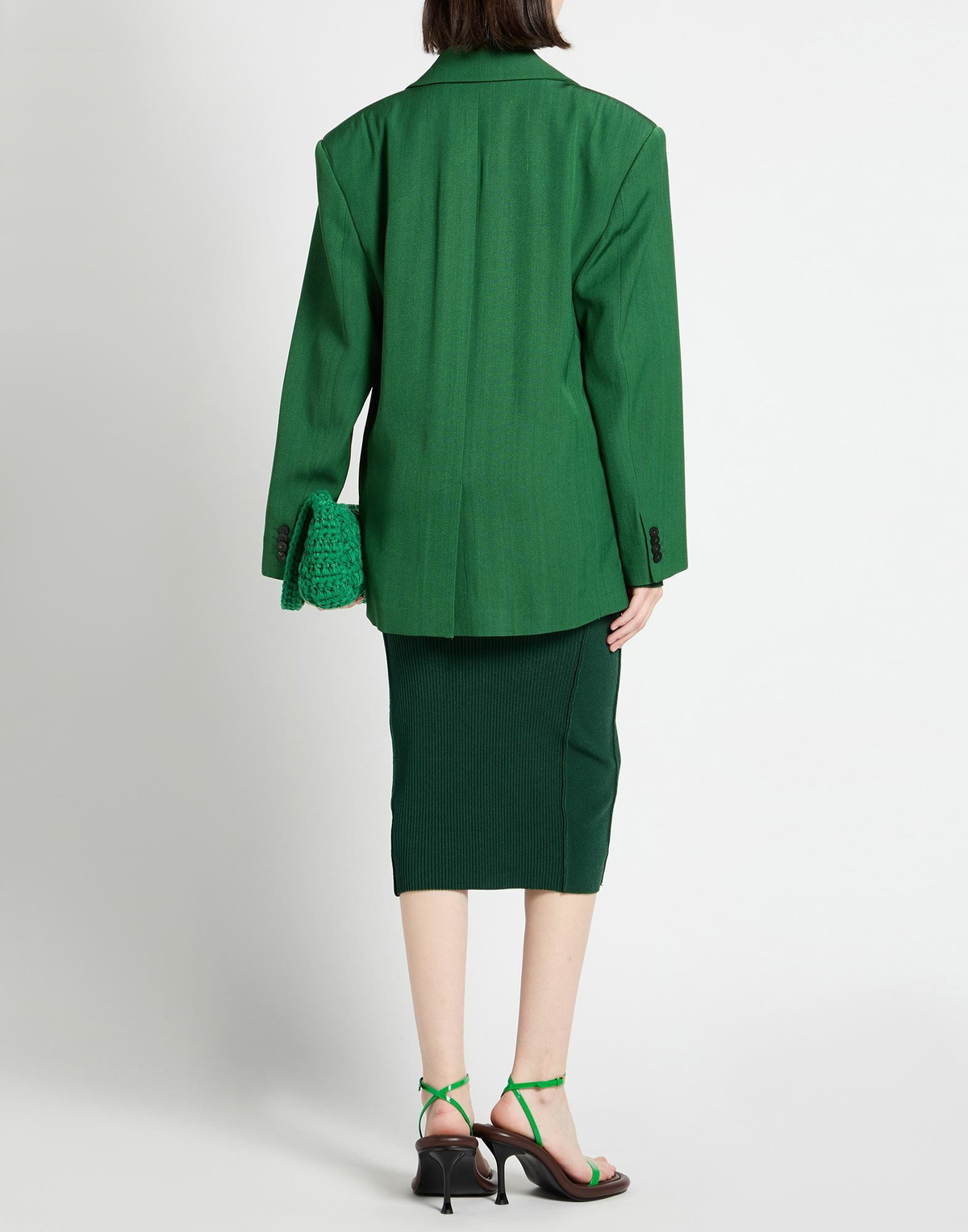 Jacquemus Womens Blazer in Green