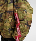 Vetements Camouflage bomber jacket