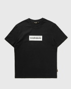 Napapijri S-BOX LOGO SS TEE Black Mens Shortsleefe