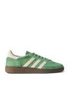 adidas Originals - Handball Spezial Leather-Trimmed Suede Sneakers - Green