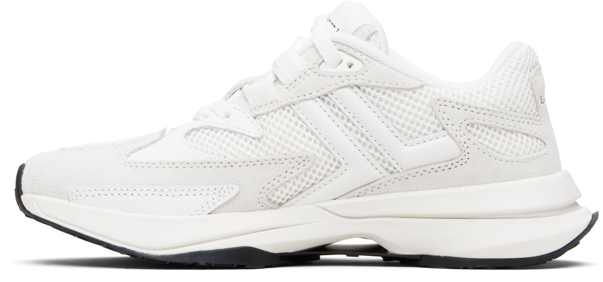 Lanvin White & Off-White JLA Mesh Sneakers Lanvin