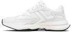 Lanvin White & Off-White JLA Mesh Sneakers