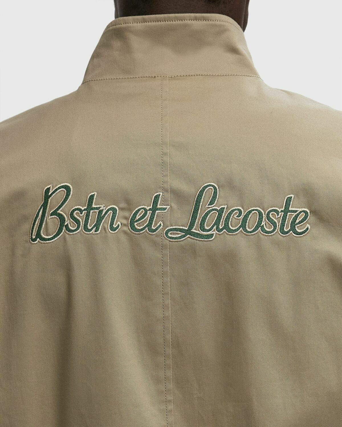 Lacoste X BSTN BLOUSON '10th Anniversary‘ Brown Mens Bomber Jacket