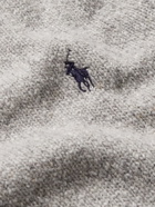 Polo Ralph Lauren - Logo-Embroidered Wool-Blend Sweater - Gray