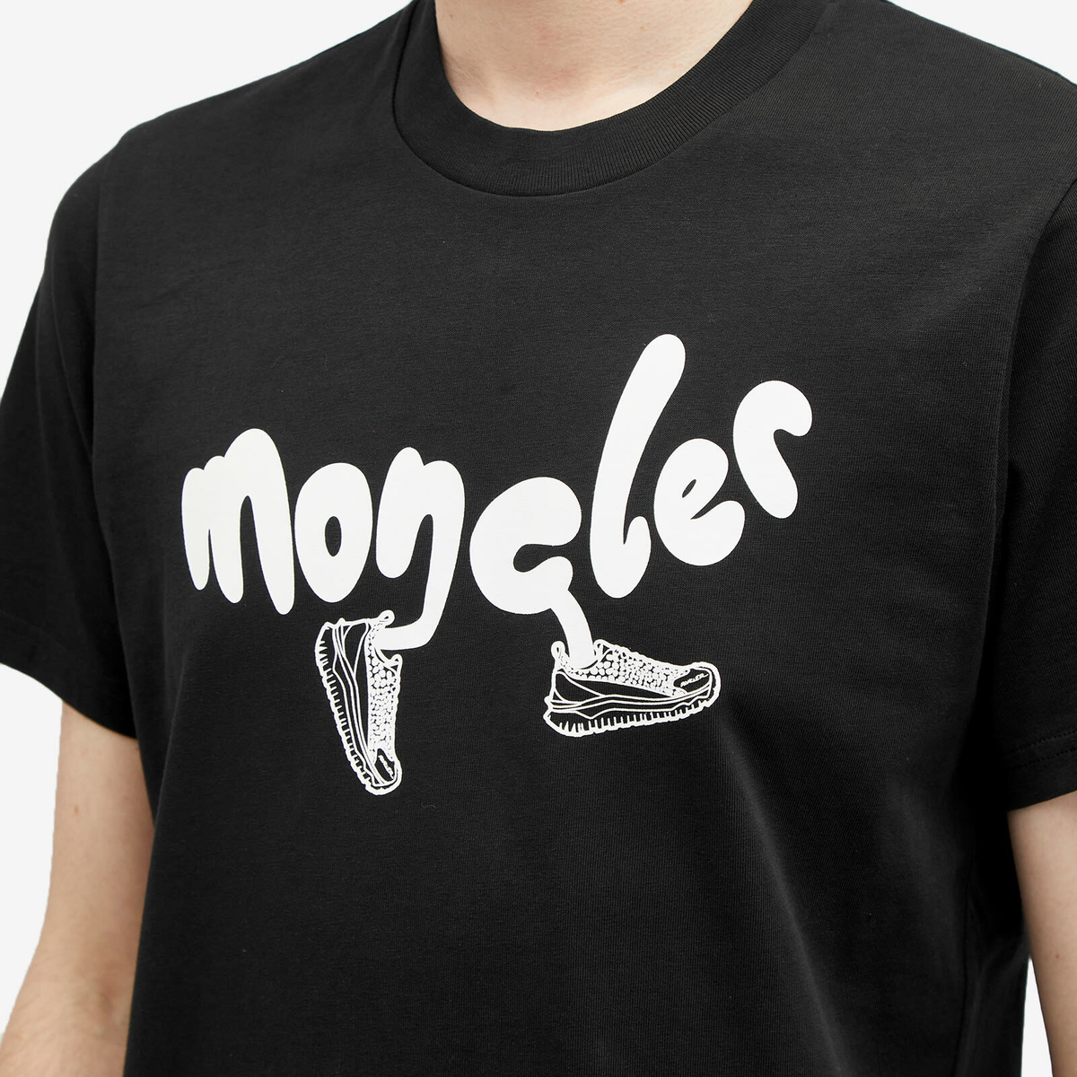 【関税&送料込】Moncler Regular Fit T-Shirt Moncler Crewneck T-Shirt in Cotton | Saks Fifth Avenue