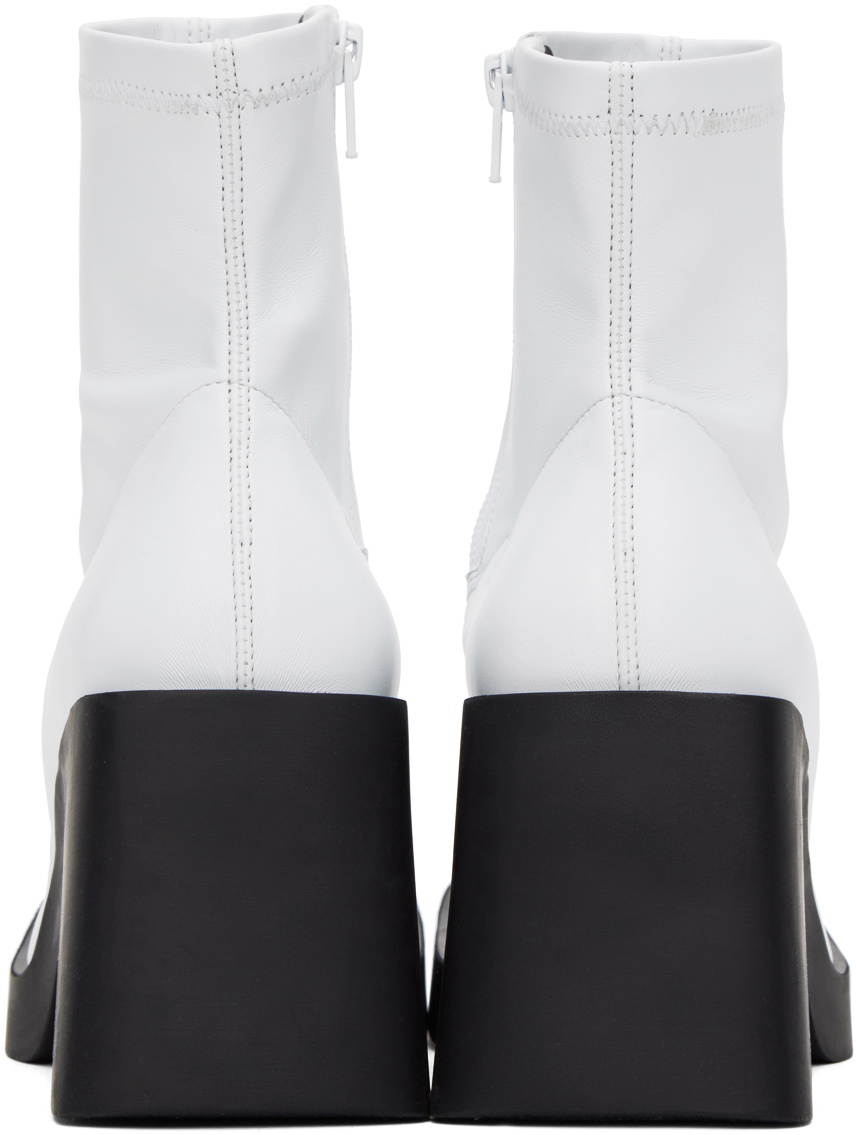 Justine Clenquet White Lucy Boots