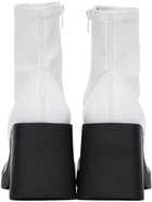 Justine Clenquet White Lucy Boots