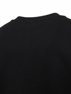 MOSCHINO Logo Print Cotton Crewneck Sweatshirt