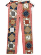 BODE - Straight-Leg Patchwork Printed Cotton Trousers - Red