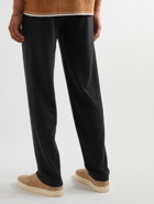 Massimo Alba - Straight-Leg Garment-Dyed Cashmere Sweatpants - Black