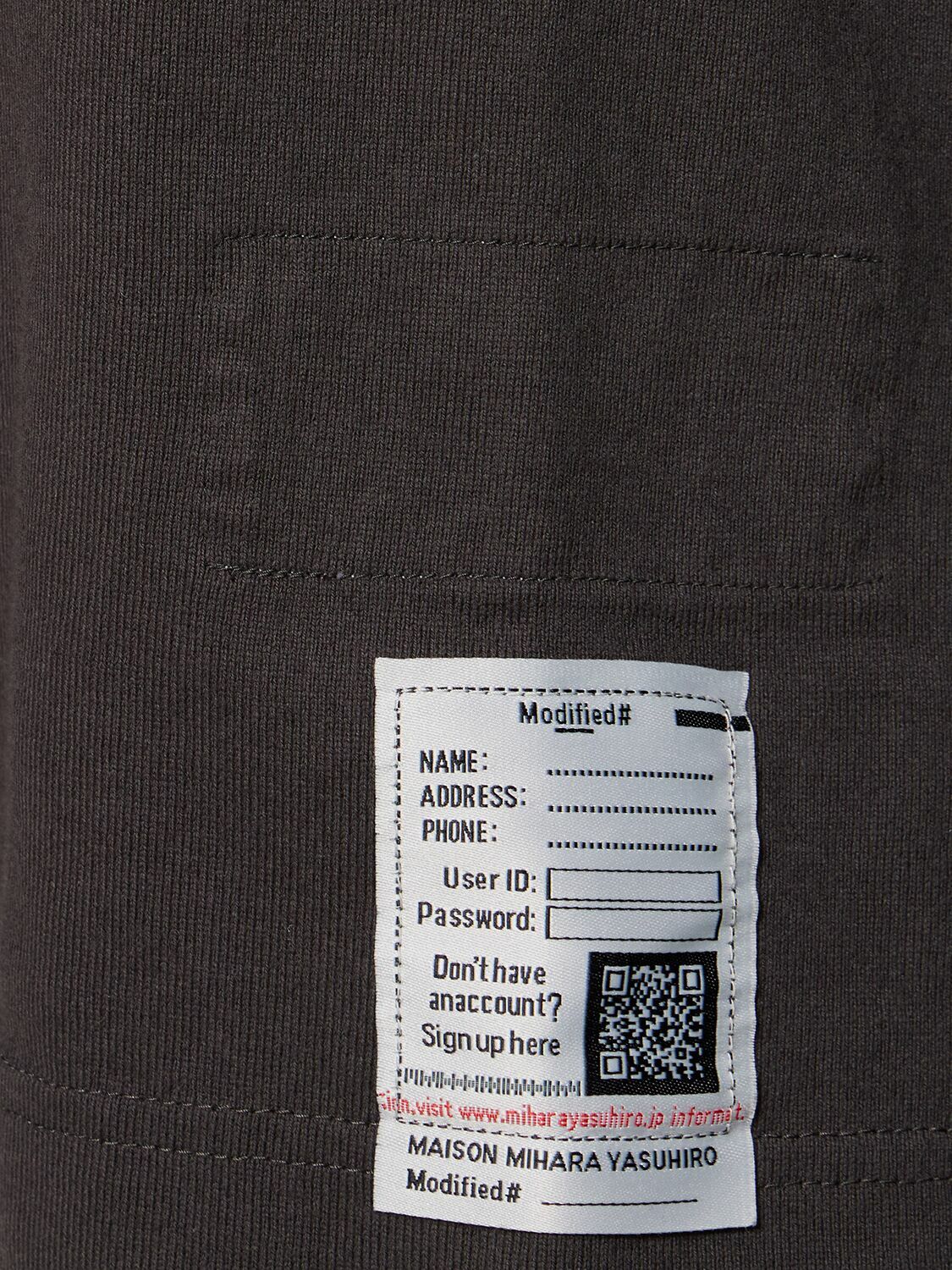 MIHARA YASUHIRO Distressed Printed Cotton T-shirt Maison MIHARA YASUHIRO Distressed Printed Cotton T-shirt Maison