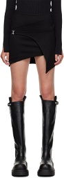 HELIOT EMIL Black Concordant Miniskirt