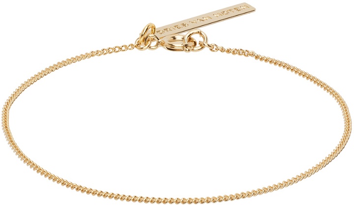 Photo: Dries Van Noten Gold Curb Chain Bracelet