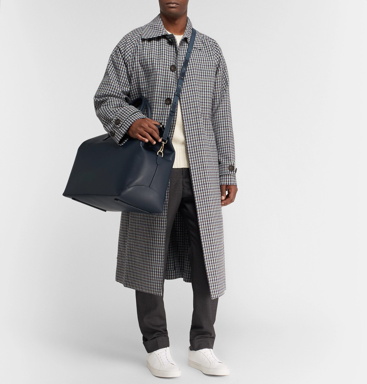 Mansur Gavriel - Leather Holdall - Blue