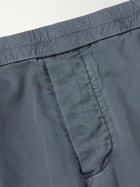 James Perse - Straight-Leg Cotton-Blend Trousers - Blue