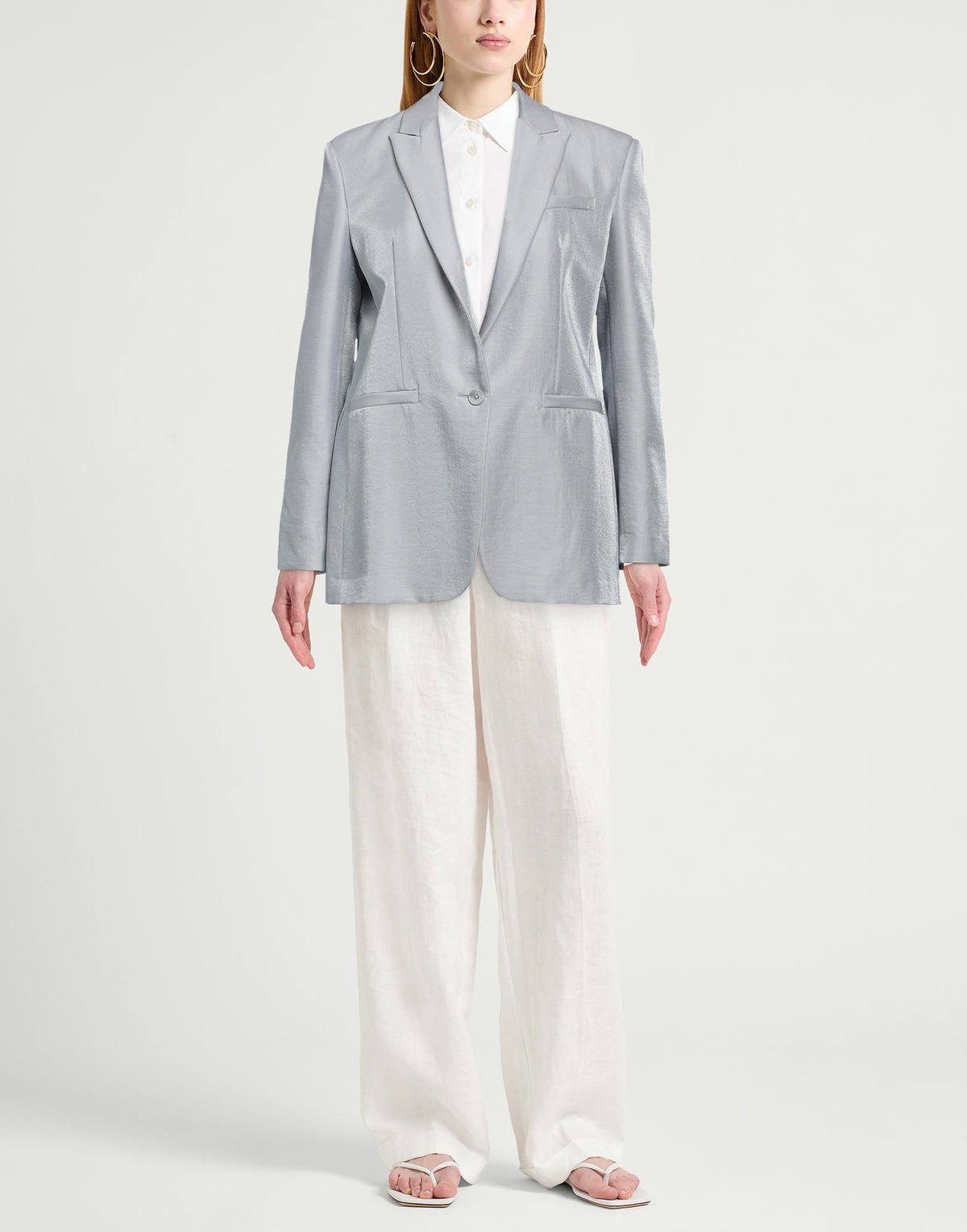 Dondup Womens Blazer in Grey