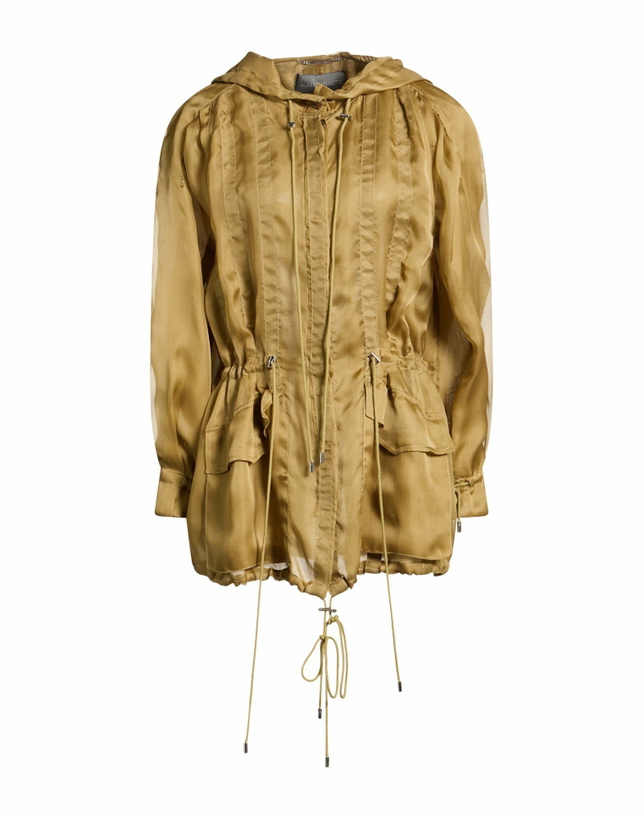 Photo: Alberta Ferretti Womens Overcoat & Trench Coat Khaki