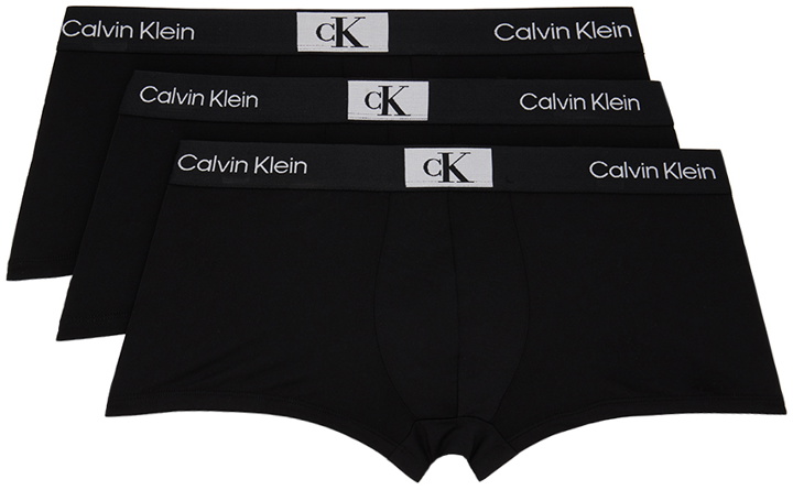 Photo: Calvin Klein Underwear Three-Pack Black 1996 Boxers