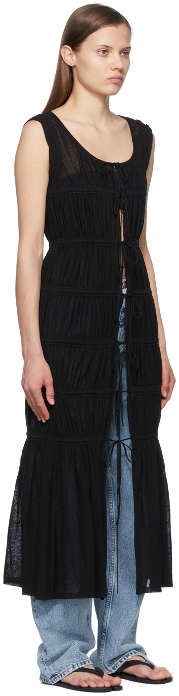 PERVERZE Black Cotton Dress