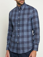 BRUNELLO CUCINELLI - Check Linen Shirt