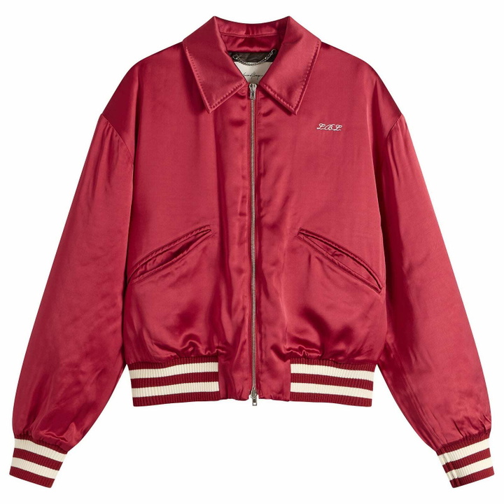 Photo: Second/Layer Men's Second Layer Aces Satin Club Souvenir Jacket in Red